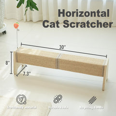 Meeyoview sisal mat wrap provides durable natural texture on the scratching surface.