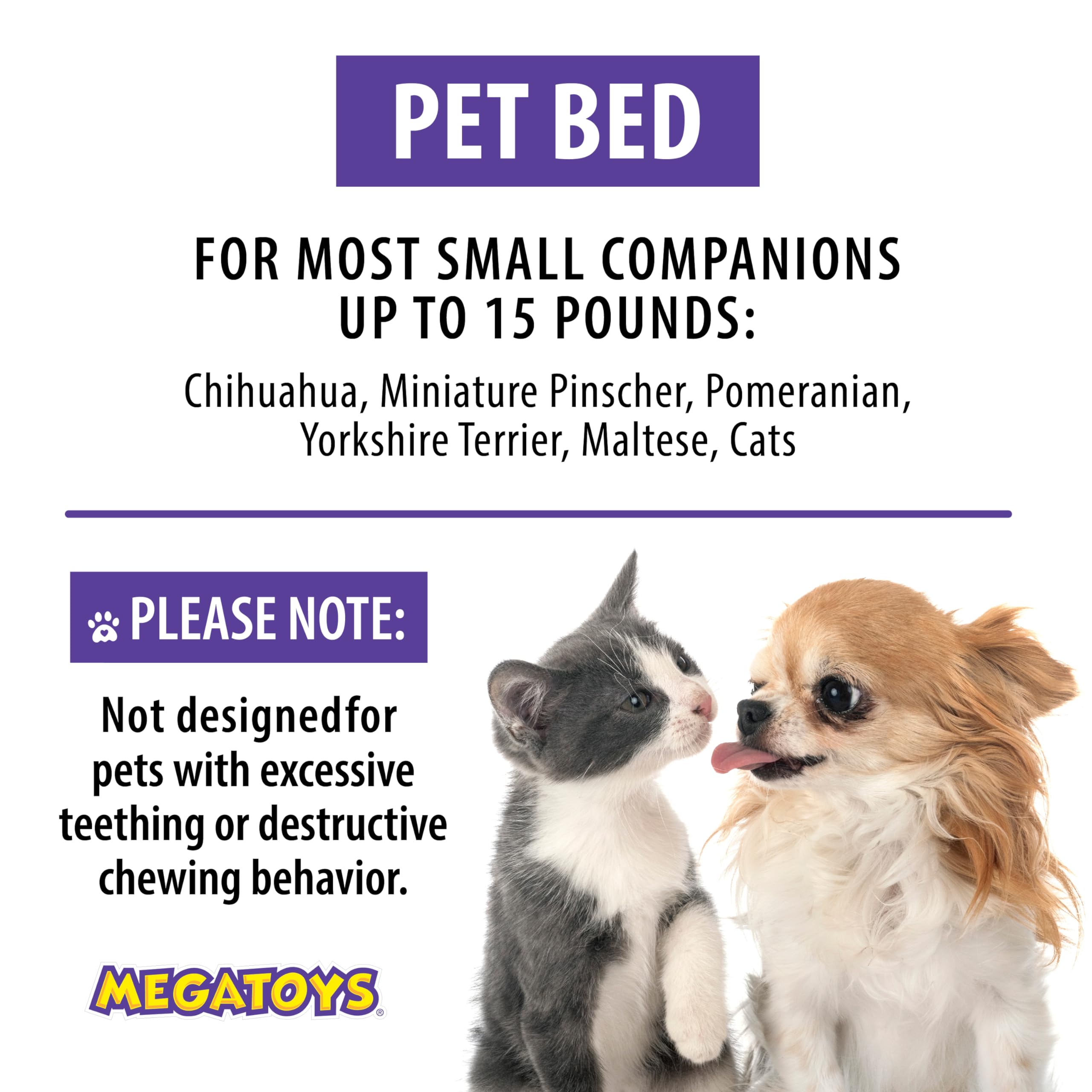 Megatoys Barbie bed in use, ideal for small dogs and cats during relaxation.