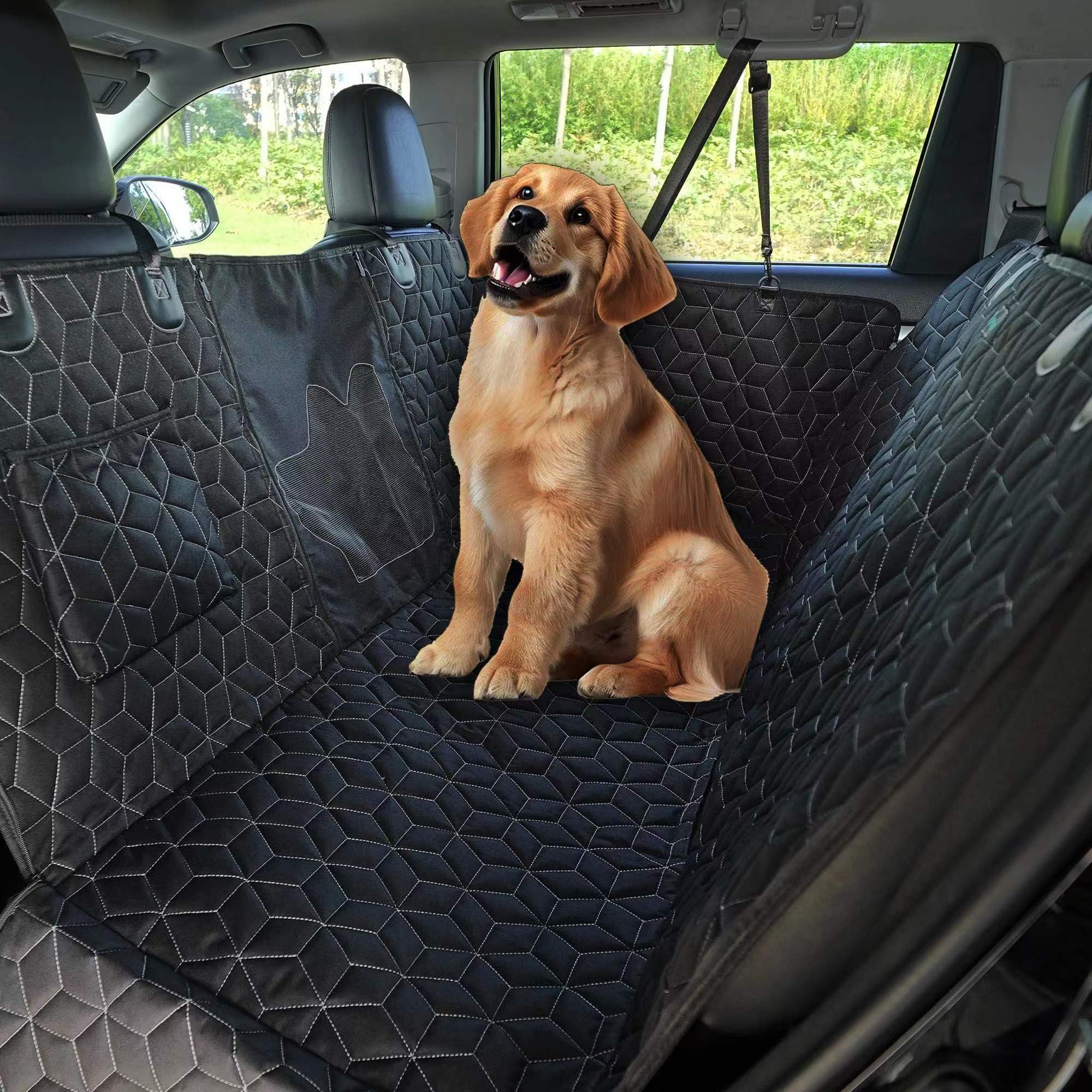 Meginc dog seat cover easy cleaning and storage bag for on-the-go use