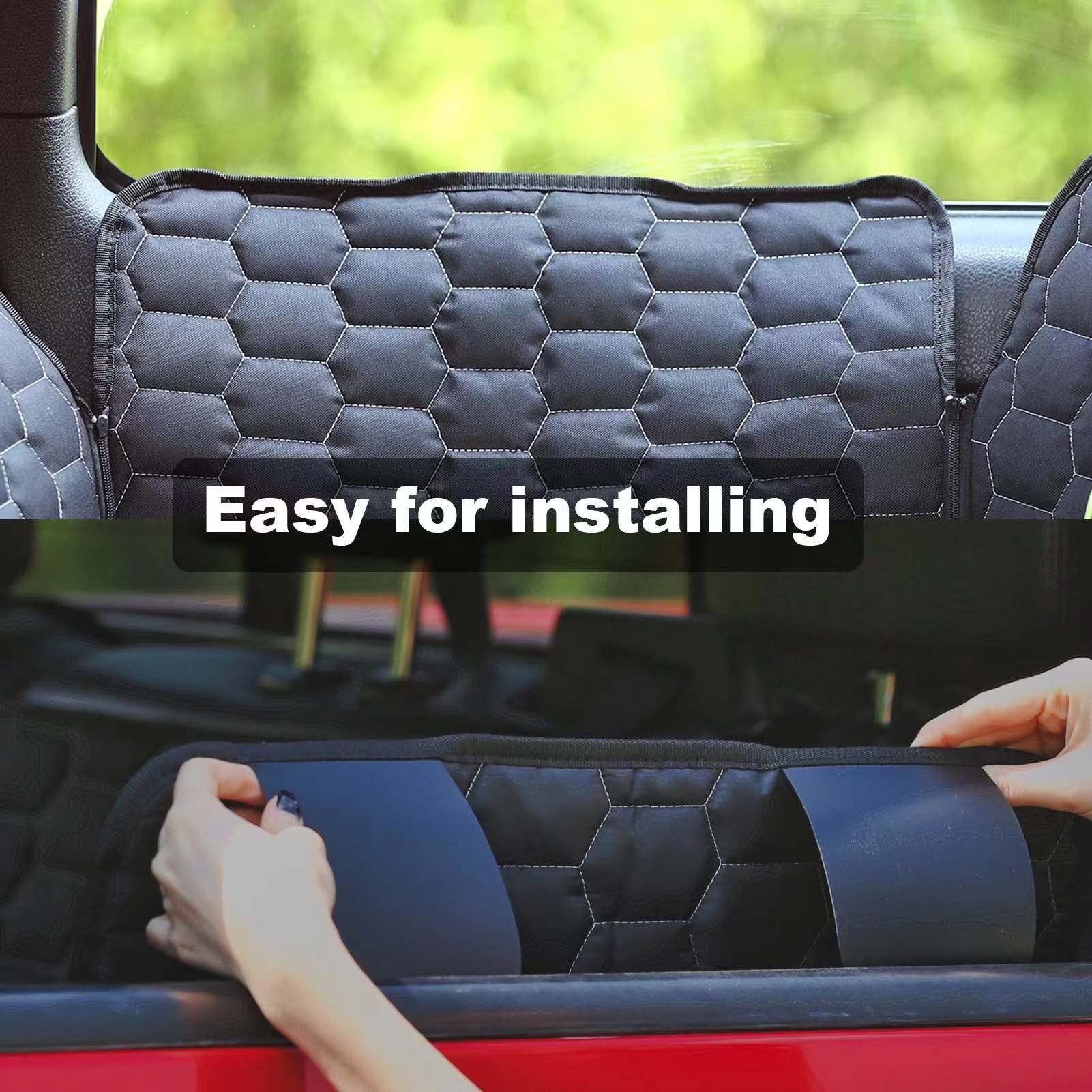 Meginc non-slip bottom keeps the cover in place during trips.