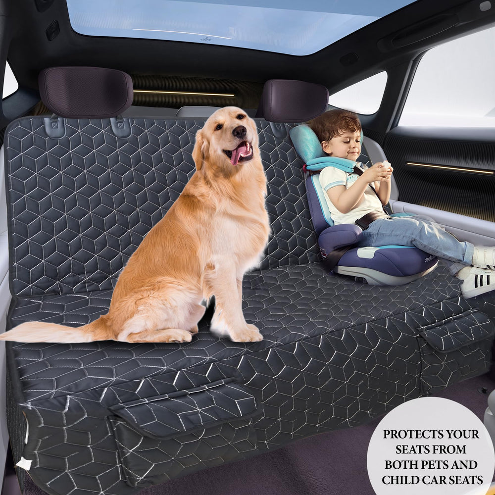 Meginc dog seat cover protects upholstery from scratches and dirt