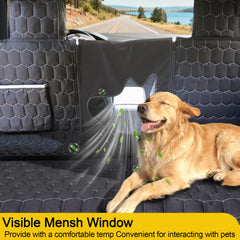 Meginc dog seat cover TPU waterproof layer blocks mud and spills.