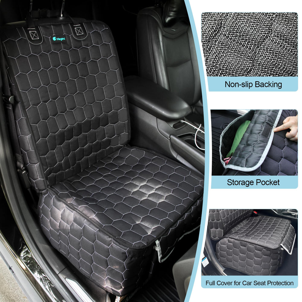 Meginc front seat cover fits most sedans, SUVs, and trucks