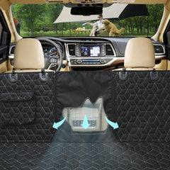 Meginc heavy-duty material close-up shows durable layers for interior protection