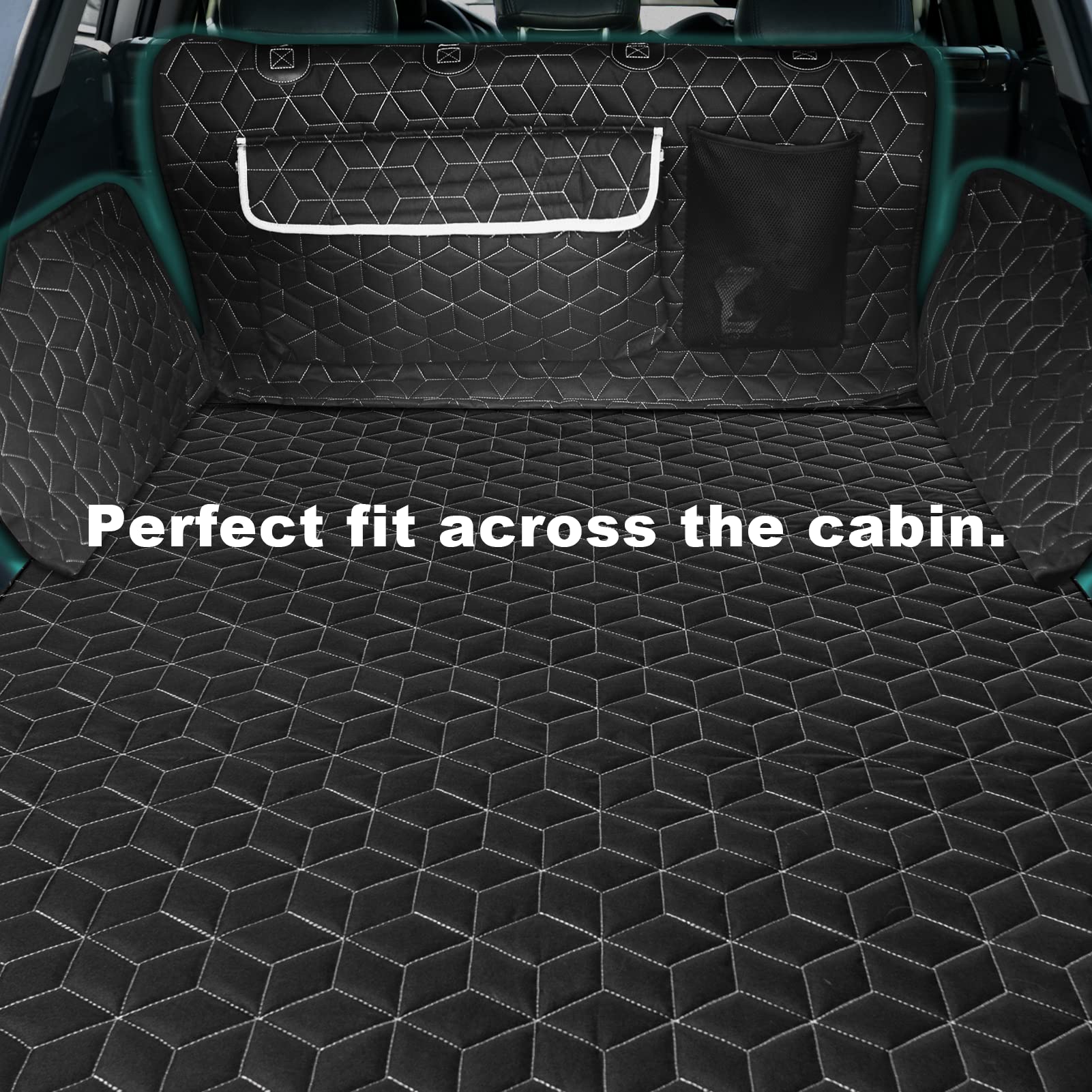 Meginc trunk cover is easy to wipe clean and pet-hair resistant.