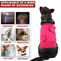 Meifsou dog anxiety vest velcro-detail shows low-noise fastening for gentle handling