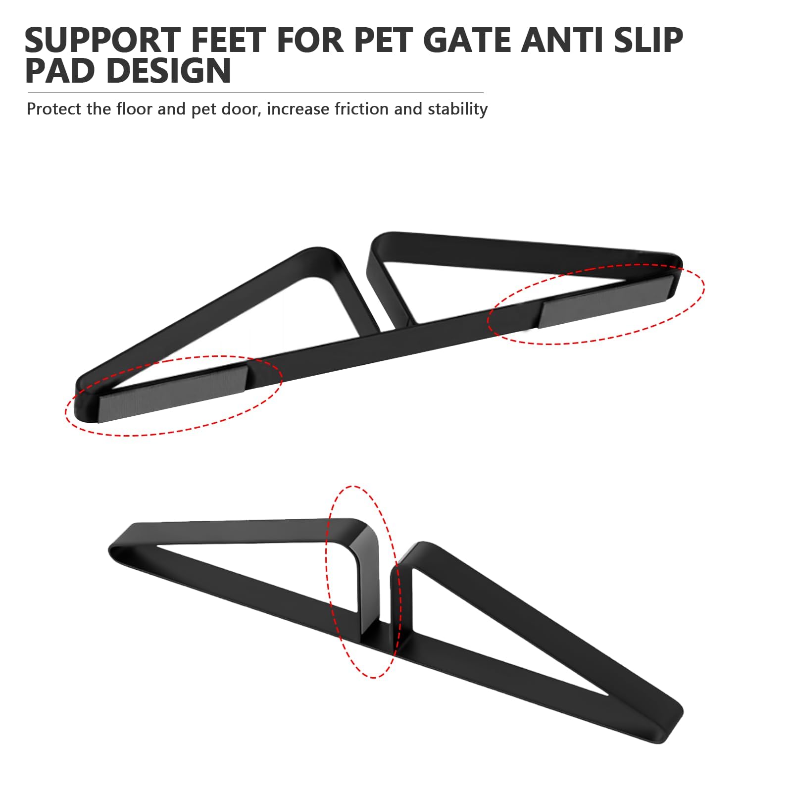 MEIHAOME 11-8x2-36-inch stabilizer fits most gates for doorway use