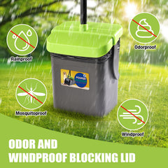 Meijubol 46-inch handle reduces bending for easy cleanup.