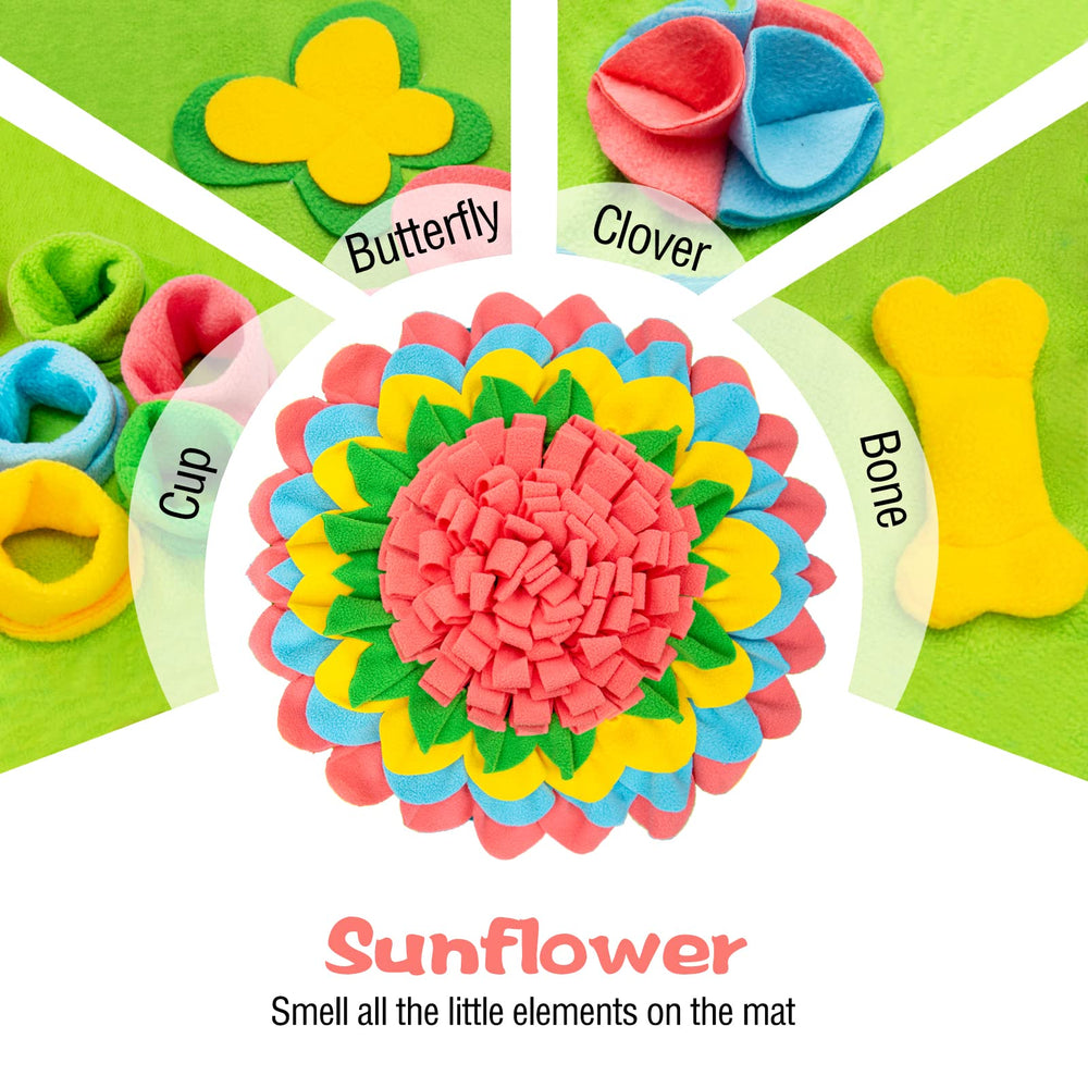 Meilzer Snuffle Mat pink corner games boosts engagement for curious dogs