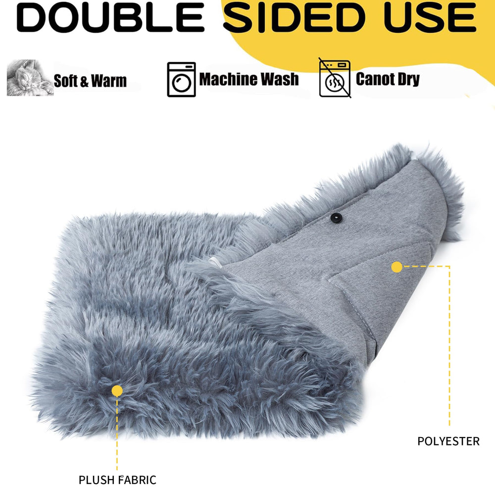 MeiSan self-warming bed mat in living room setting for cozy indoor use.