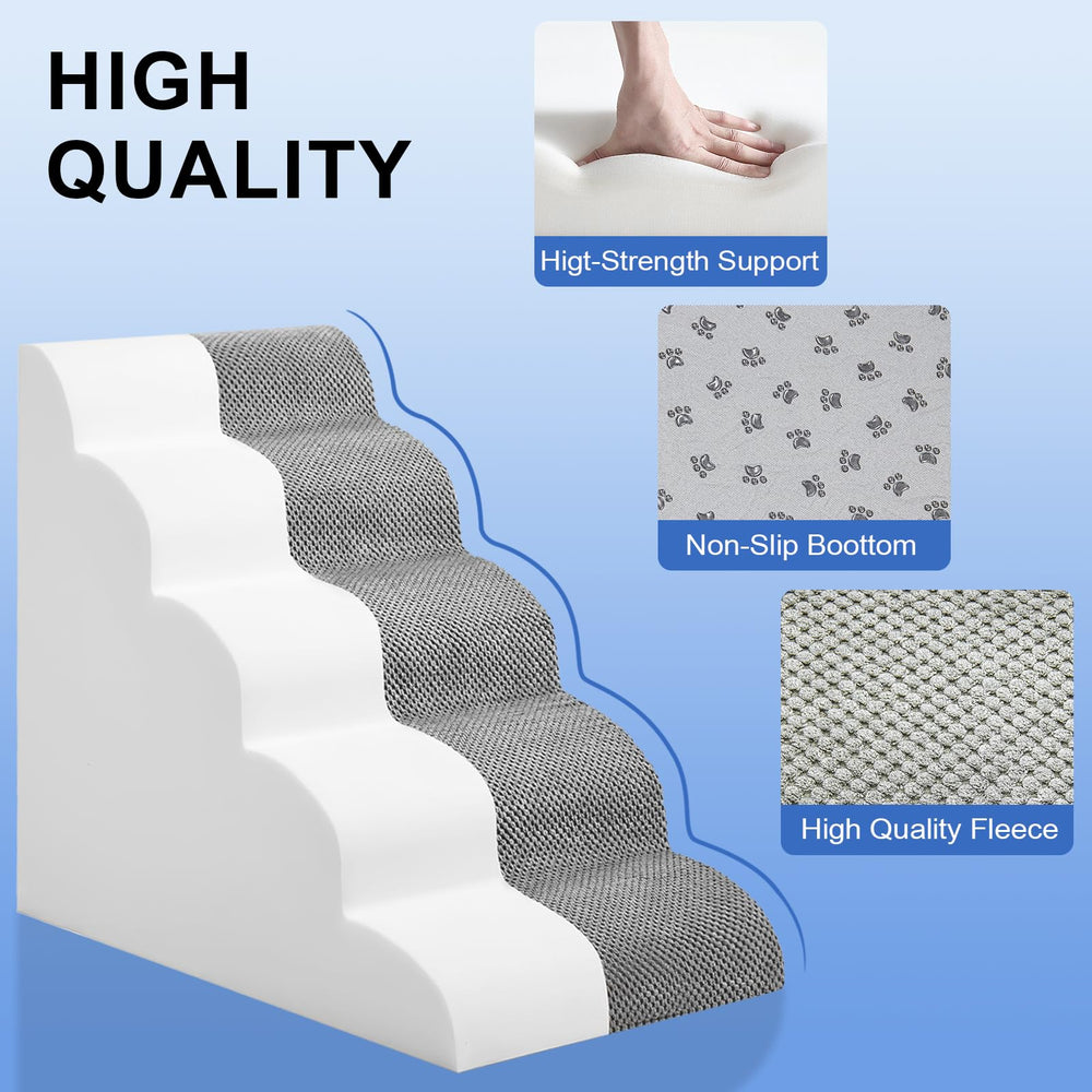 MEJYJEM stairs come vacuum-packed and rebound quickly after unboxing