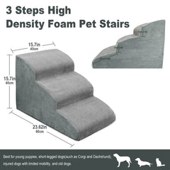 MEJYJEM high-density foam stairs with deep, wide steps for safe climbs