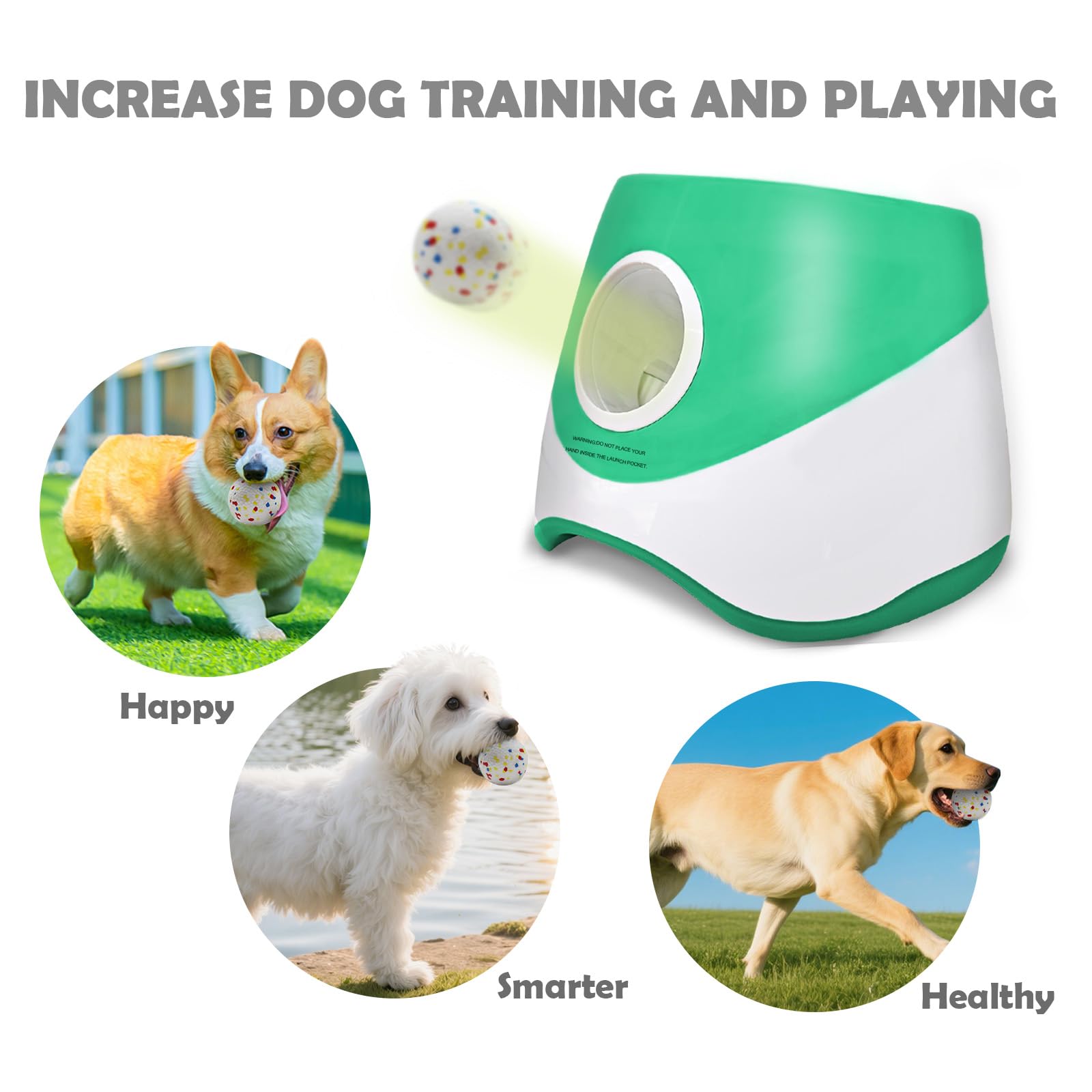MEKAPLE distance settings demonstrate 19, 32, and 45 ft options for tailored play.