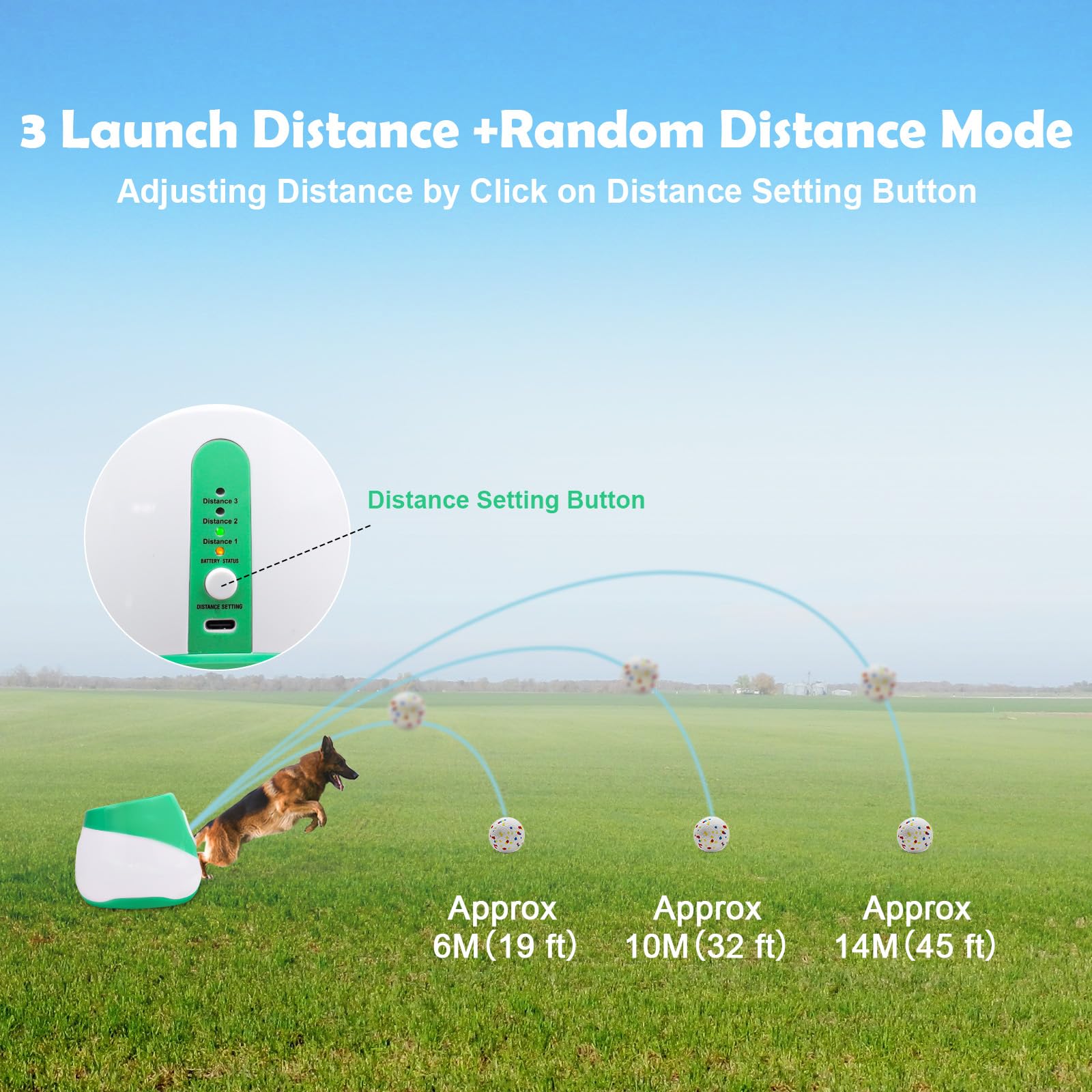 MEKAPLE interactive dog play showing bonding during fetch.