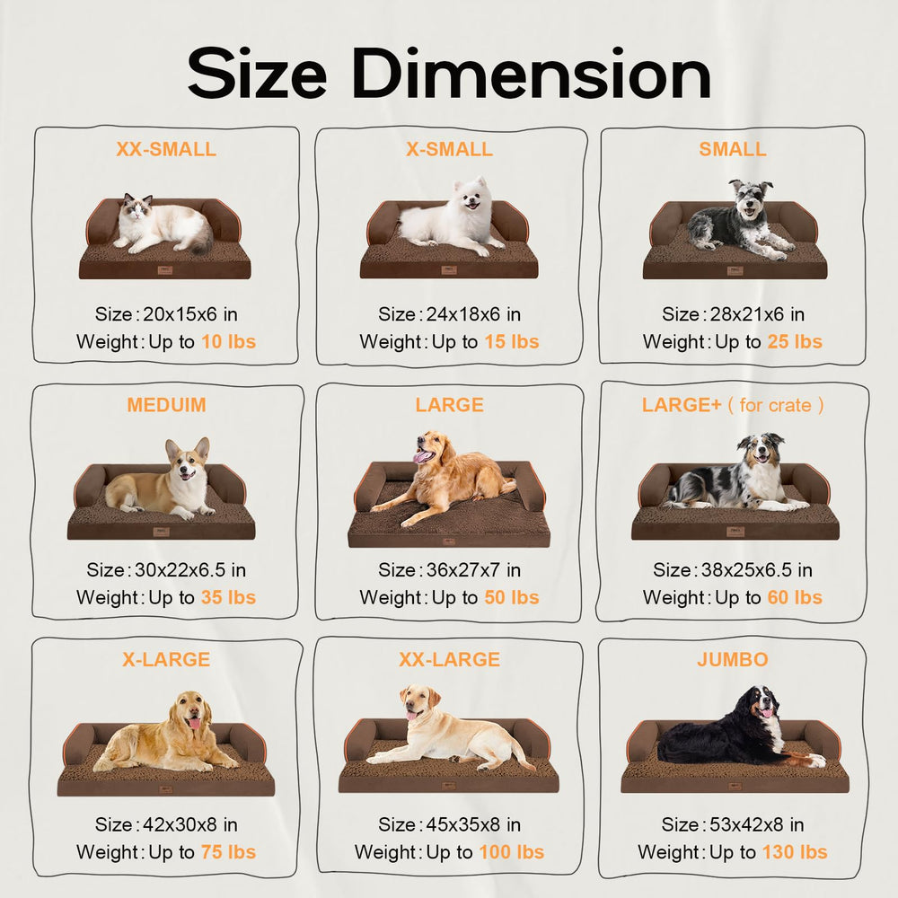 MEKIY dog bed medium U-shaped bolster provides cozy head and neck comfort.