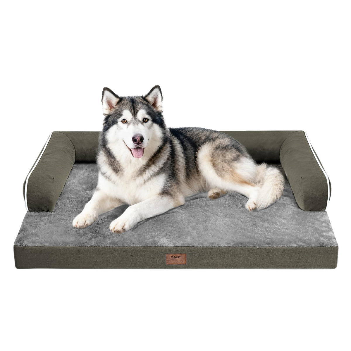 MEKIY dog bed orthopedic-foam demonstrates joint-supporting comfort