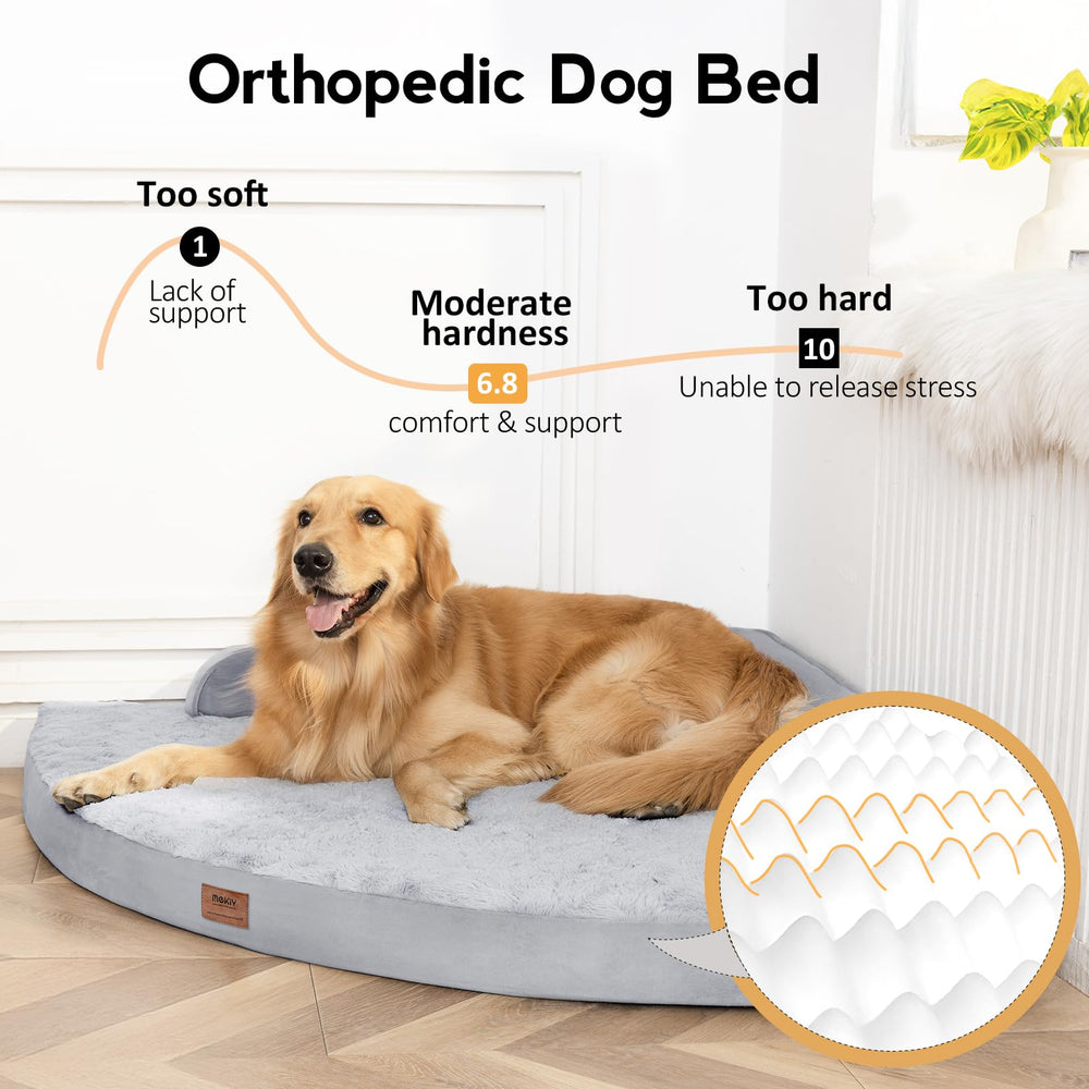 MEKIY dog bed removable cover; easy to wash and keep clean between uses