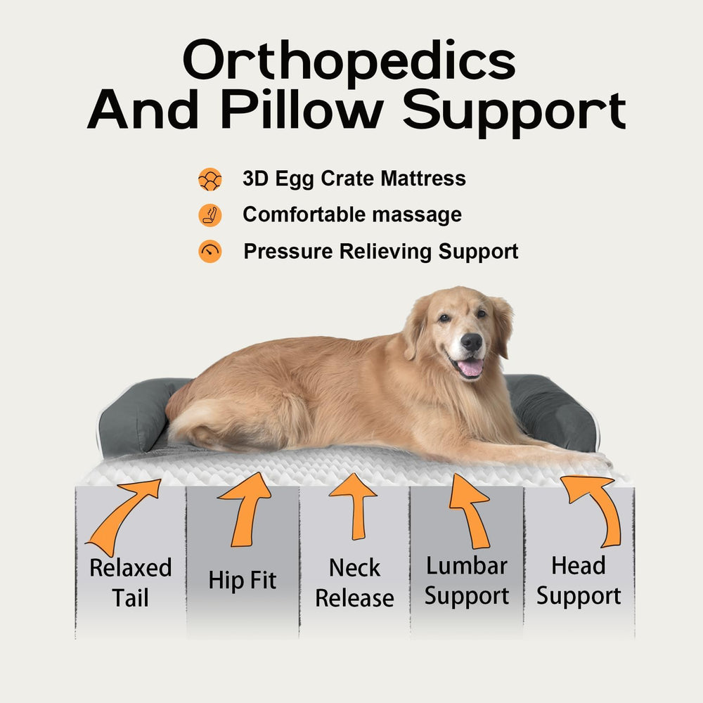 MEKIY U-shaped bolster provides neck support for comfortable snuggling.