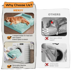 MEKIY egg crate foam inside cushions joints during rest.