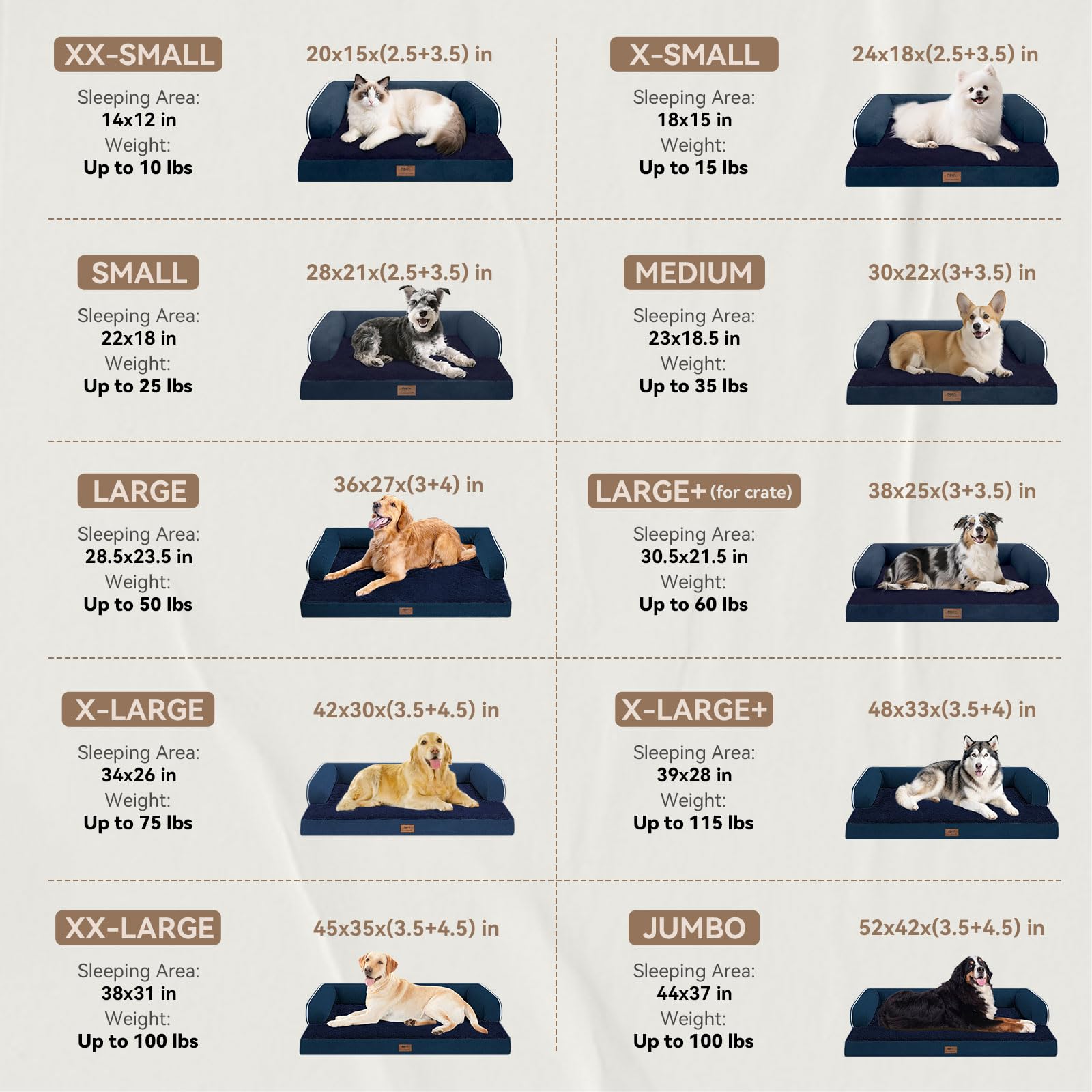 MEKIY large dog bed bolster detail displays U-shaped neck support with soft velvet comfort.