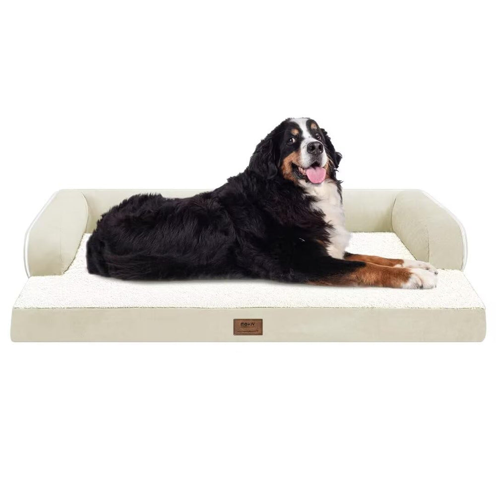 MEKIY large dog bed dimensions 53x42x8 inches for jumbo breeds