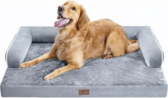 MEKIY orthopedic foam closeup provides joint-support for aging dogs.
