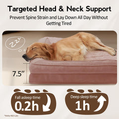MEKIY bed with removable washable cover for easy cleaning after adventures.