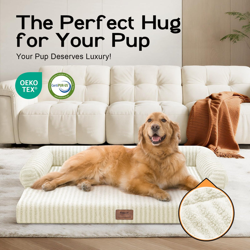 MEKIY machine-washable cover simplifies quick cleanups after muddy paws
