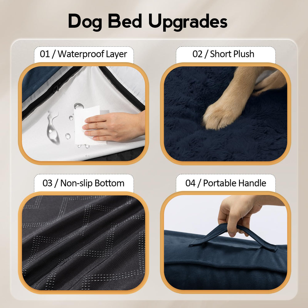 MEKIY anti-slip bottom keeps the bed in place on various floor surfaces.