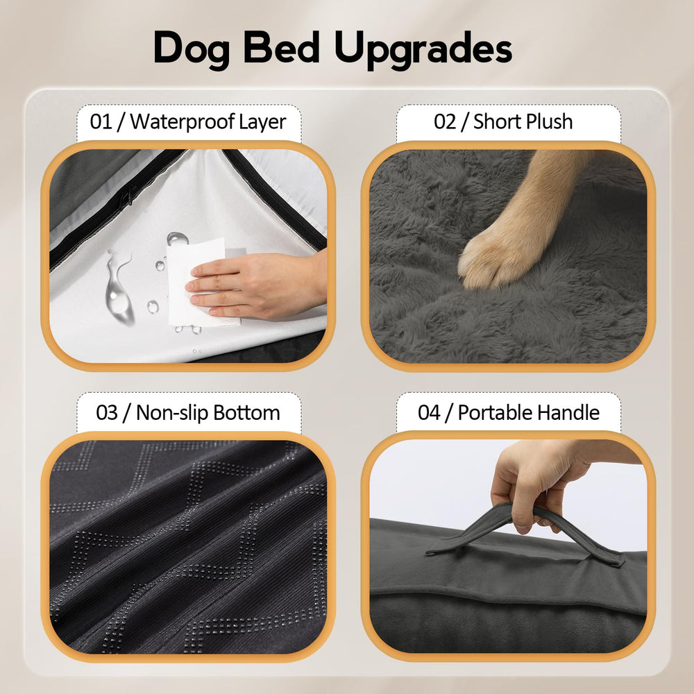 MEKIY bed non-slip bottom grips floors for steady lounging.