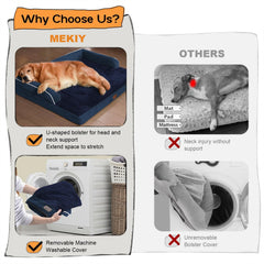 MEKIY removable cover is machine washable for easy cleaning