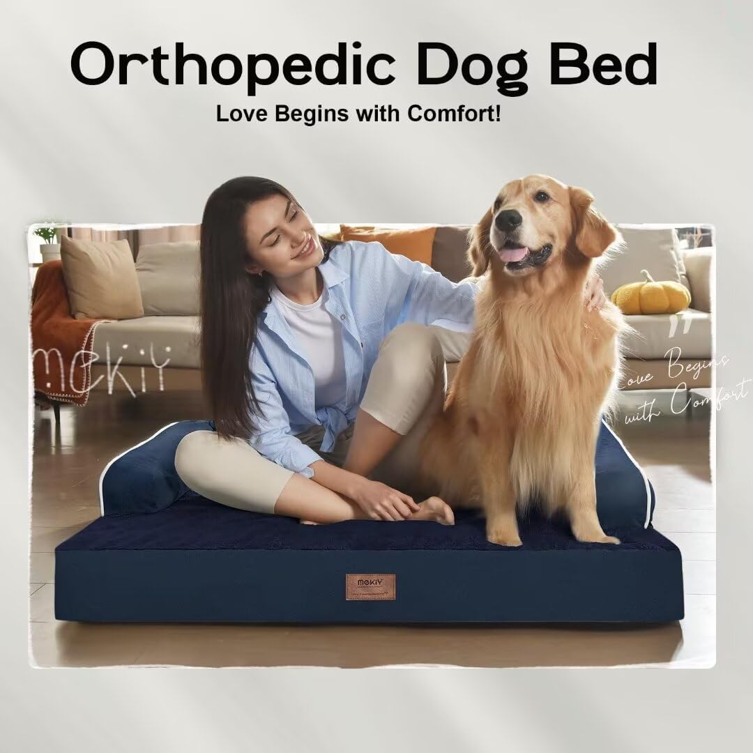 MEKIY small dog bed measures 24x18x6 inches, ideal for pets under 15 lbs.