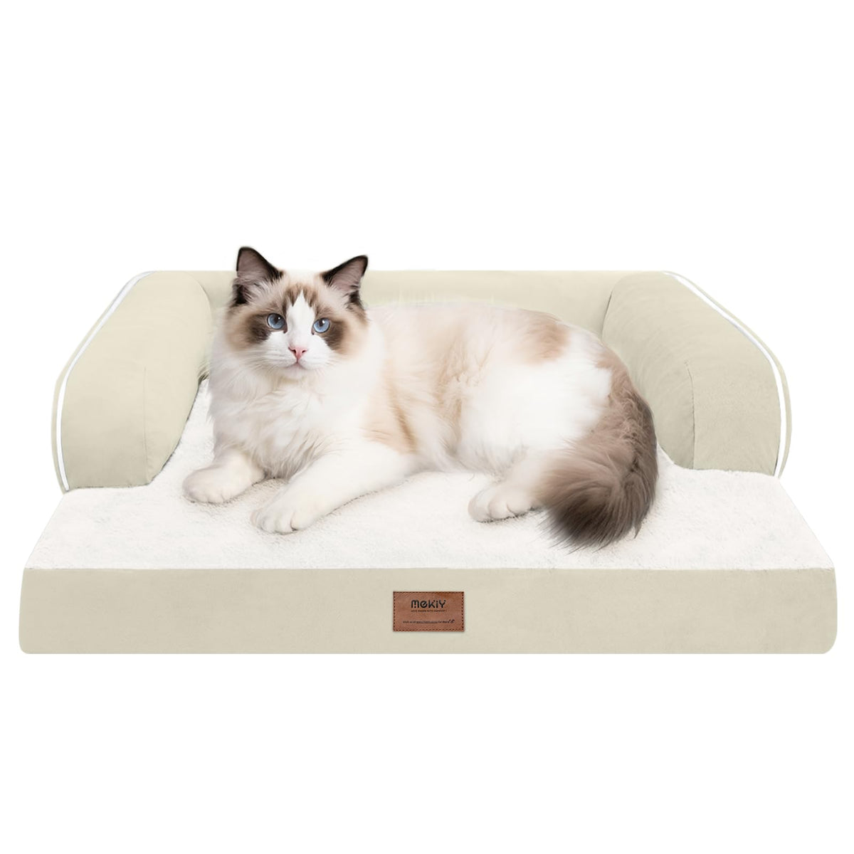 MEKIY small-dog-bed-cat-sofa 01 offers a snug resting space for tiny pets.