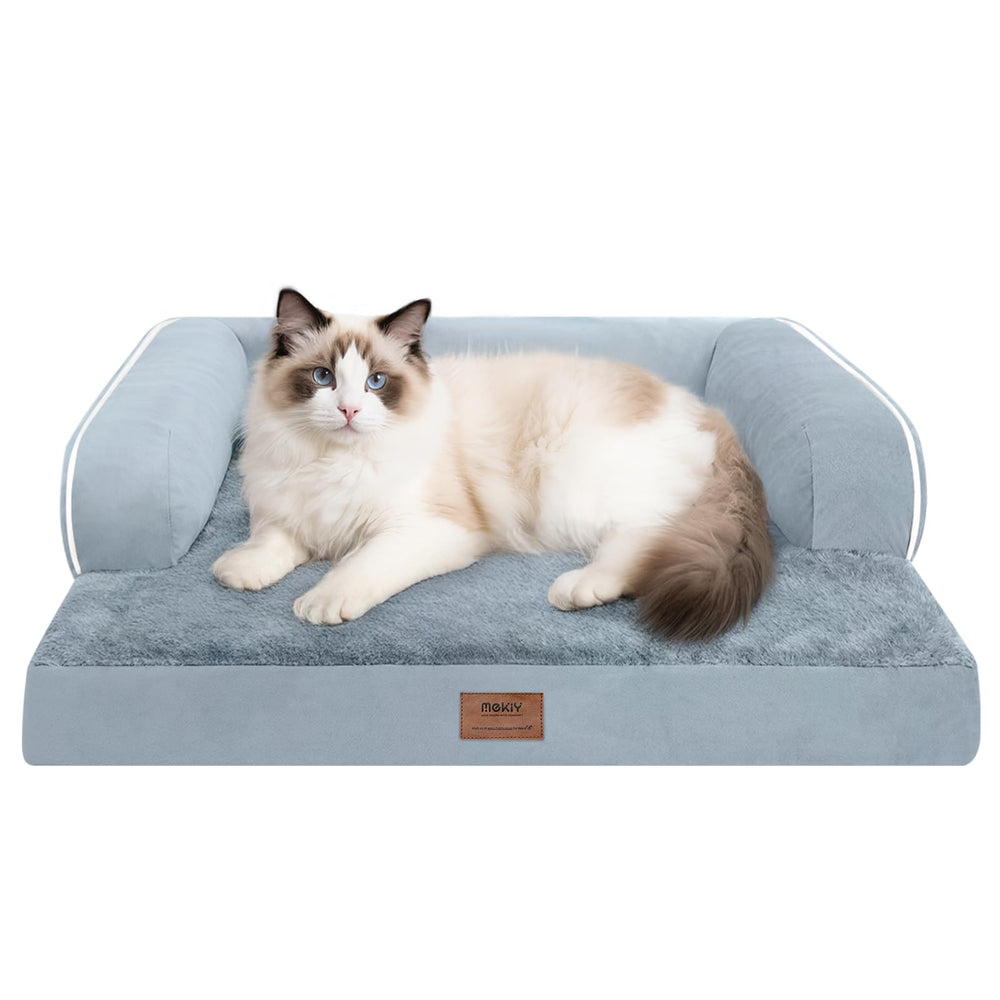 MEKIY small dog bed with orthopedic foam for targeted joint support.