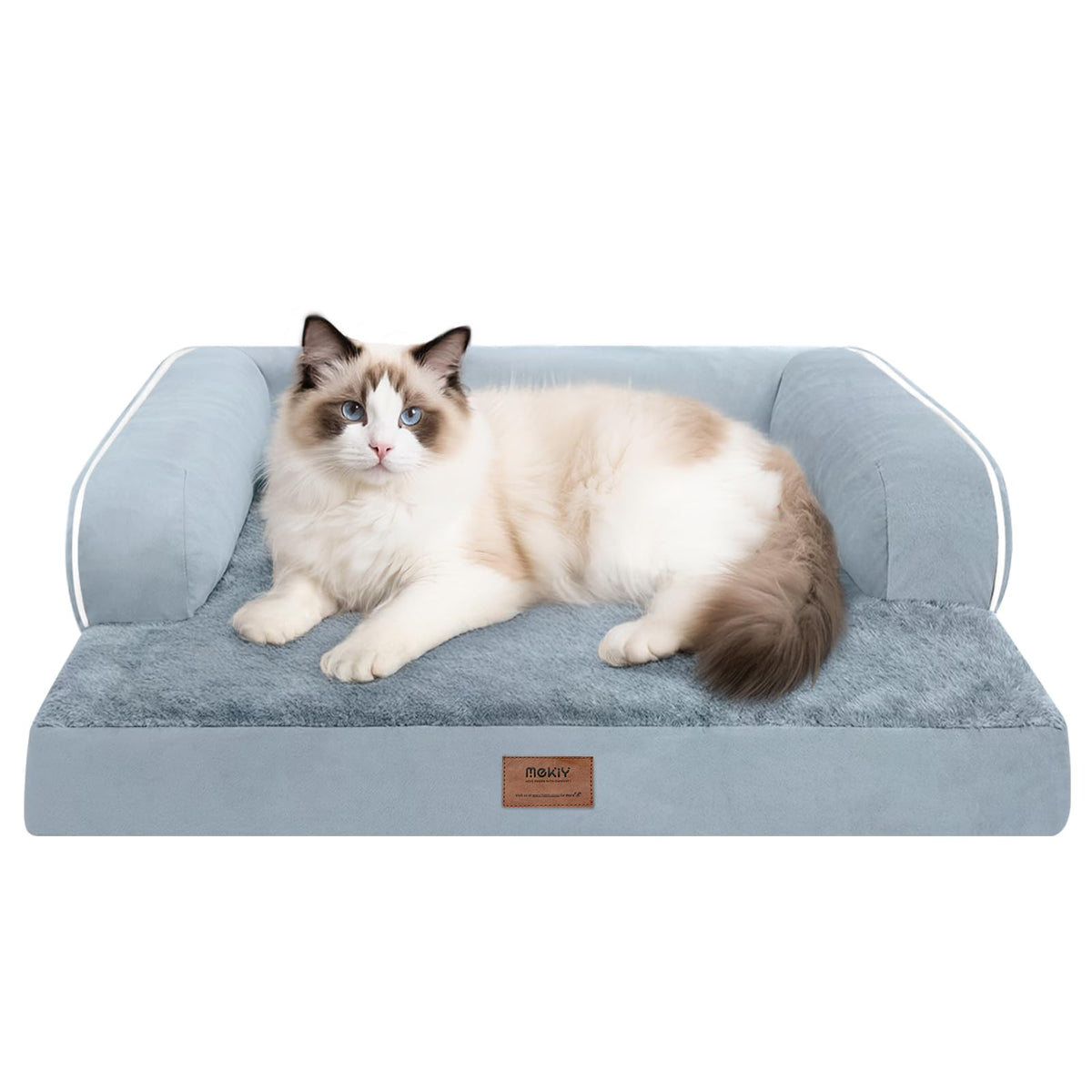 MEKIY small dog bed with orthopedic foam for targeted joint support.