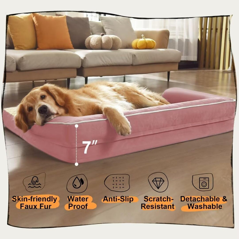 MEKIY plush velvet U-shaped bolster adds neck comfort