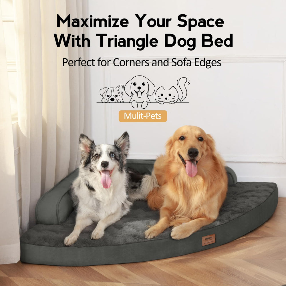 MEKIY bed with waterproof liner keeps foam dry and odor-free.