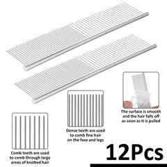 mekueeex 7.48 inch comb in packaging for portable grooming on the go