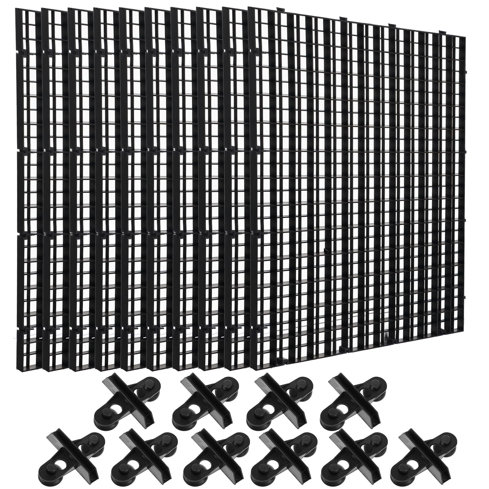 mekueeex aquarium divider tray bottom-grid demonstrates separation and easy-tidy tank layout.