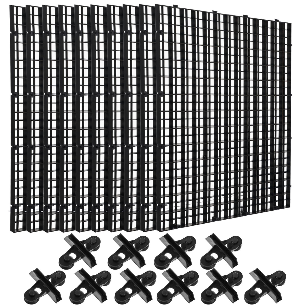 mekueeex aquarium divider tray bottom-grid demonstrates separation and easy-tidy tank layout.