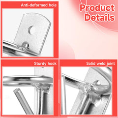 mekueeex stable multi-use hooks secure gate chains and latches efficiently