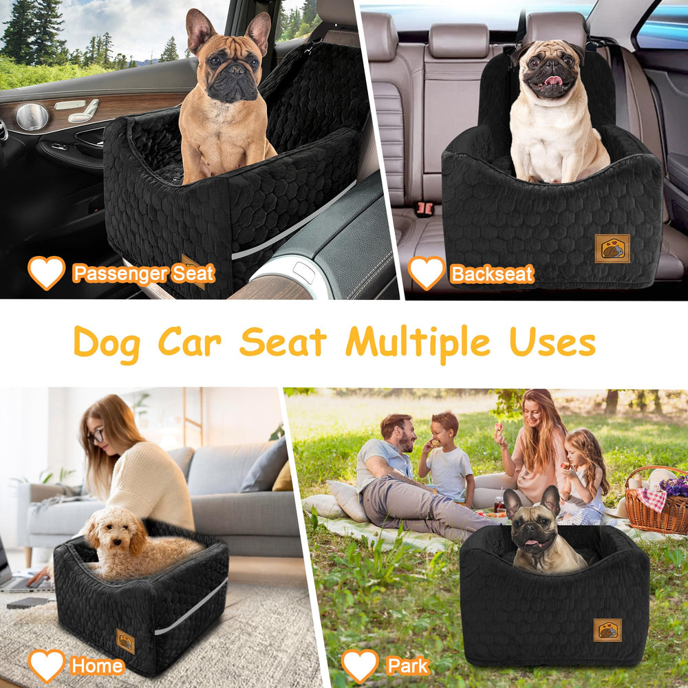 Melafa365 dog car seat cover is removable and washable for easy cleaning.