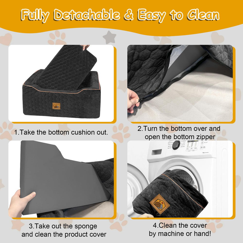 Melafa365 dog car seat washable-cover keeps fabric clean and fresh