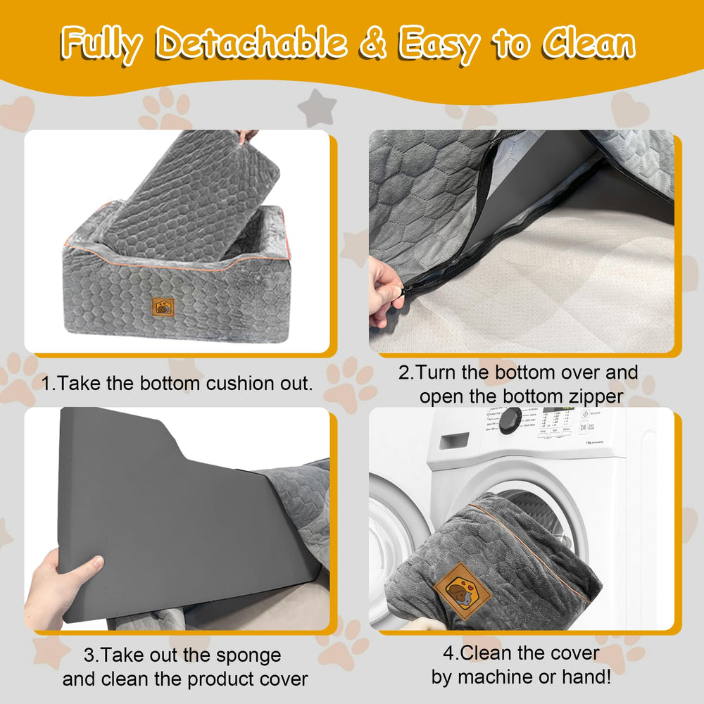 Melafa365 dog car seat washable material for easy cleaning