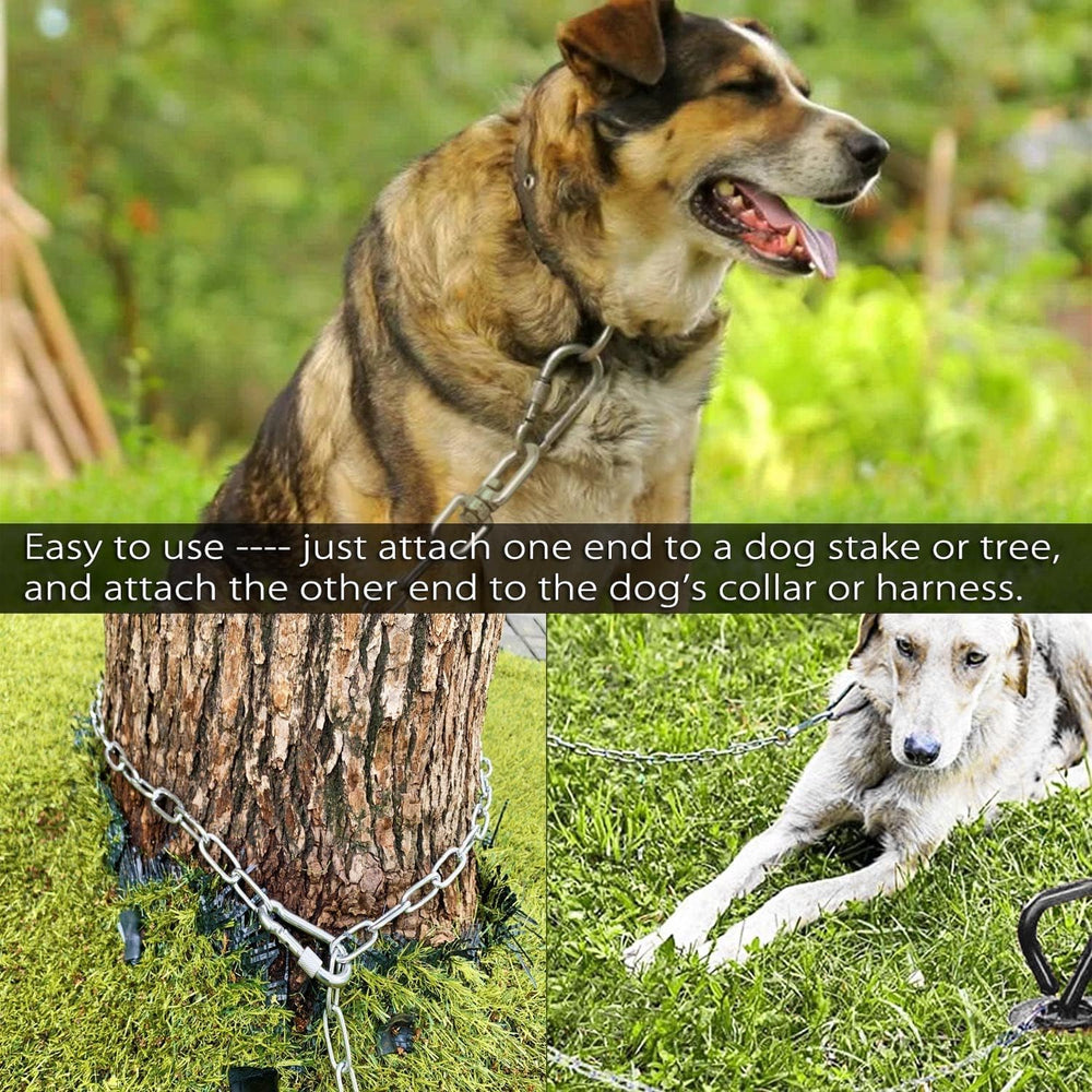MELAIRON easy-to-use clips illustrate simple stake or tree attachment.