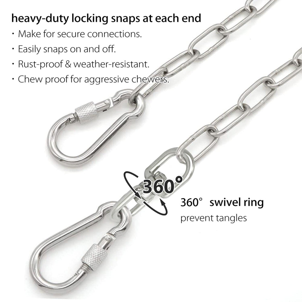 MELAIRON rust-proof hardware confirms year-round outdoor durability.
