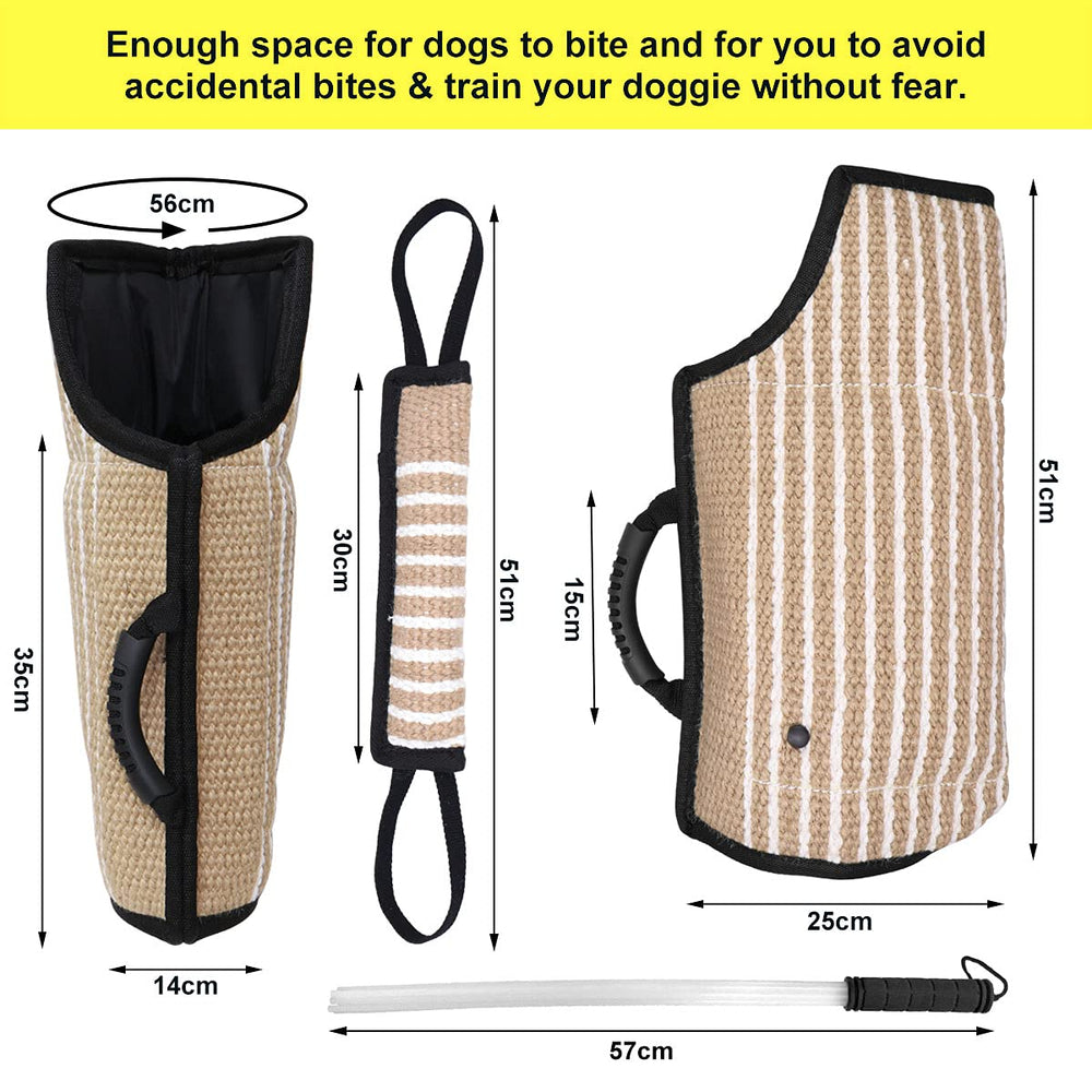 MelkTemn bite-pillow-tug-toy supports rewarding, interactive play.