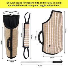 MelkTemn bite-pillow-tug-toy supports rewarding, interactive play.