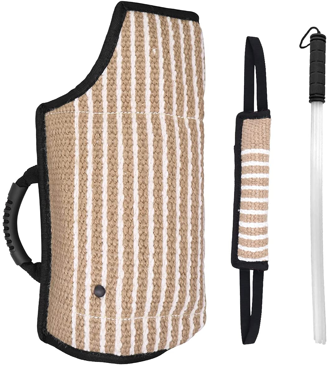 MelkTemn bite sleeve on arm enables safe, controlled training sessions.