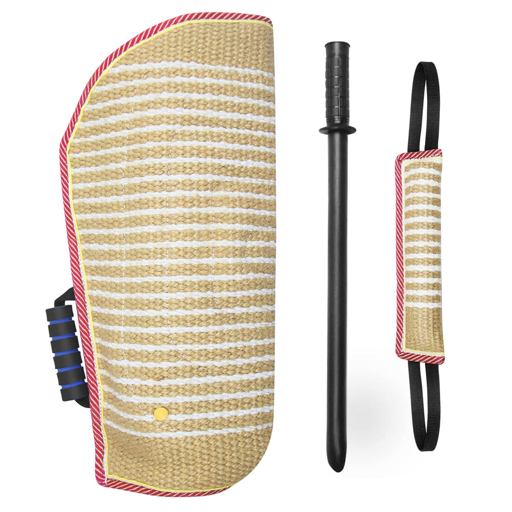 MelkTemn dog bite sleeve with thick jute exterior for durable bite training